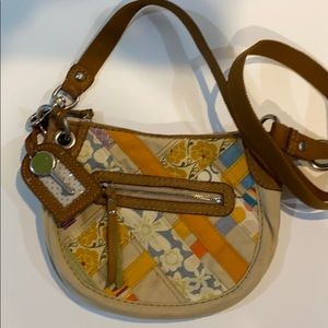 Fossil Patchwork Crossbody Purse